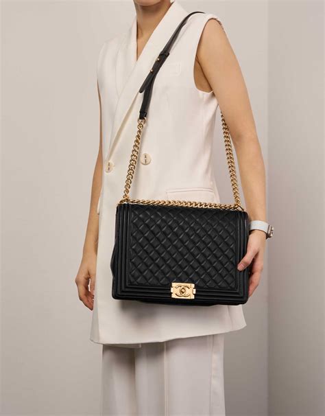 chanel le boy bag large|chanel boy bag price.